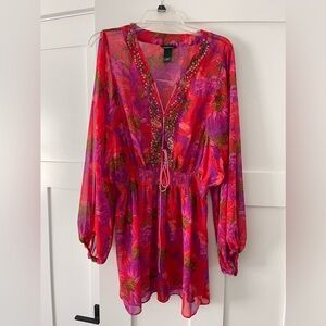 Moda International sequined Cover up
